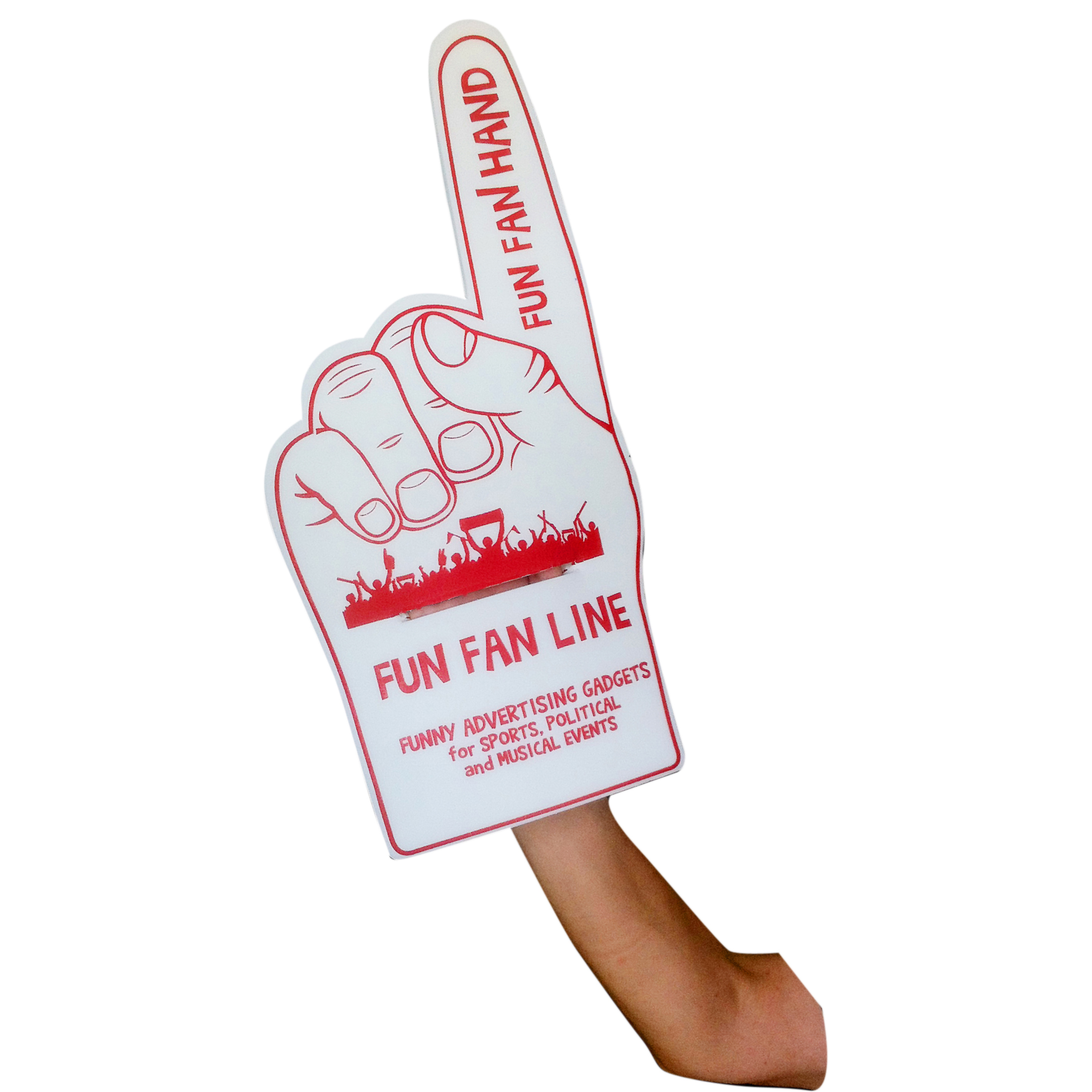 Fun Fan Hand las manos gigantes para animación