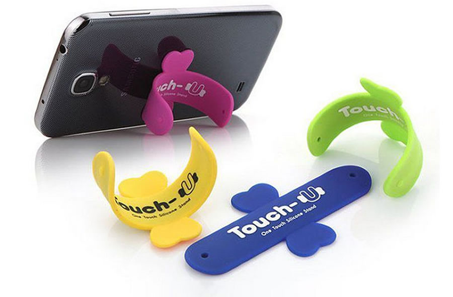 Touch-U el soporte adhesivo para llevarlo con tu teléfono móvil o smartphone